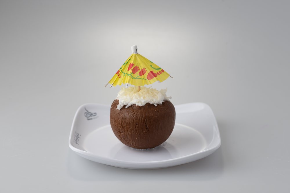 Chocolate dome dessert