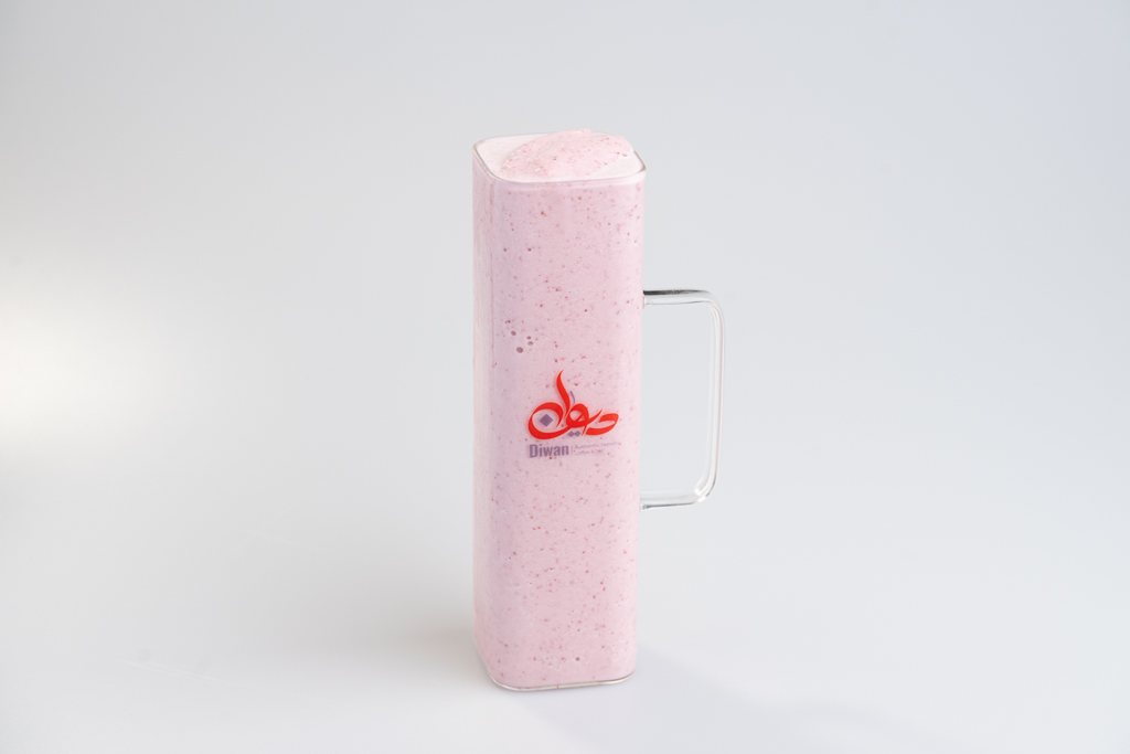 Rose milk in a Diwan cup